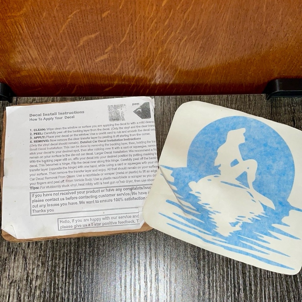 Little Mermaid Car Decal
